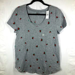 LOFT Outlet Watermelon Print Classic Tee